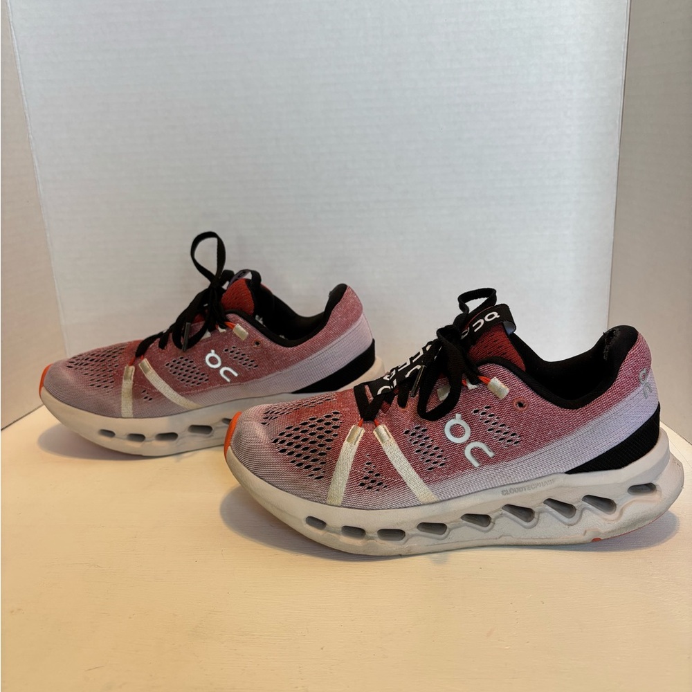 On Running Cloudsurfer Auburn/Frost Women's Running Shoes Size 6.5 - Picture 5 of 10